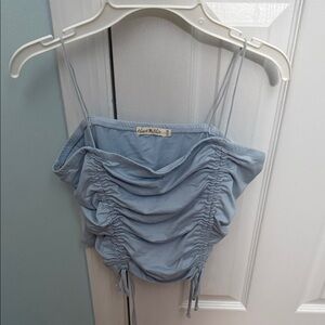Heart & Hips Light Blue Ruched Camisole